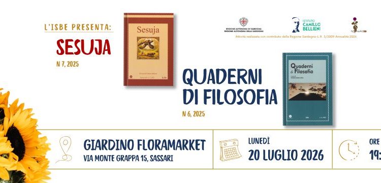  Presentazione di Sesuja n. 7 e Quaderni di Filosofia n. 6